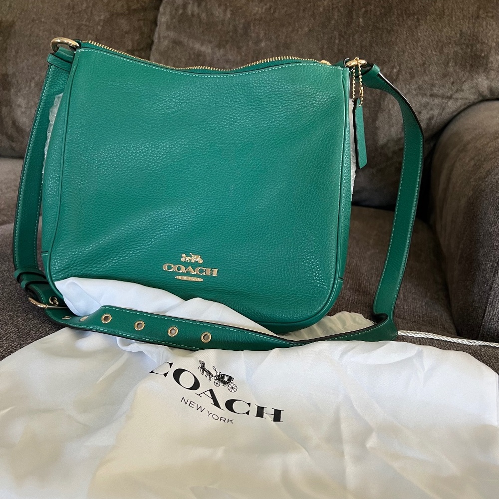 Coach Bright Jade Ellie File bag